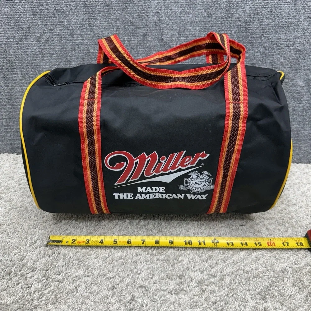 Vintage hockey Miller Baltimore‎ Jacks Skipjacks bag duffle zip black